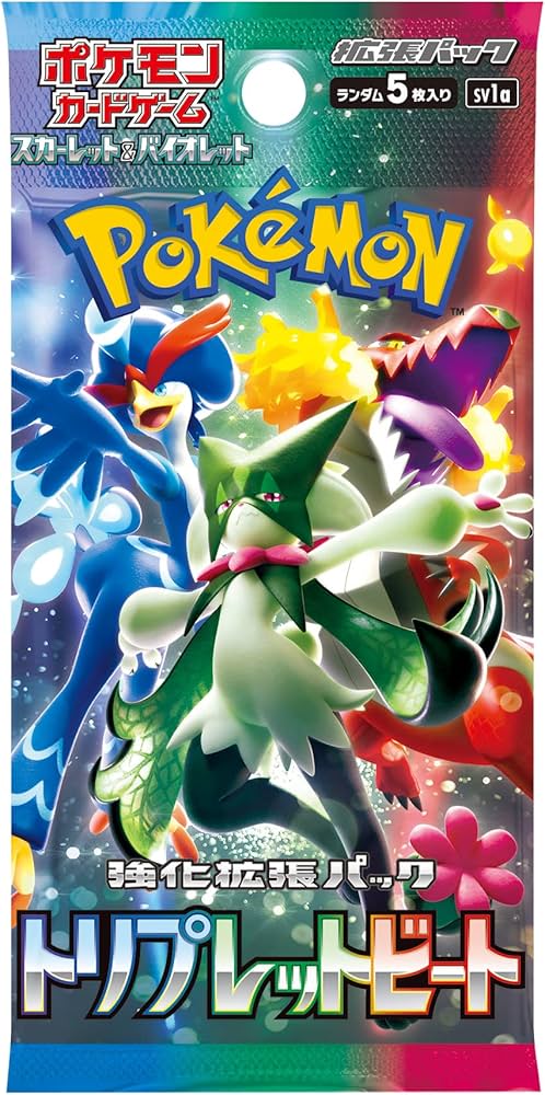 [SV1a] Triple Beat Booster Pack – Japanese (5 Cards)